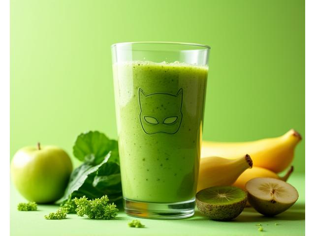 Superhero Green Smoothie, smoothie hijau ceria
